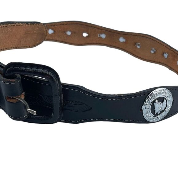 Cintos Other - Vintage Cintos Imperial made in Mexico size 36” black leather belt.